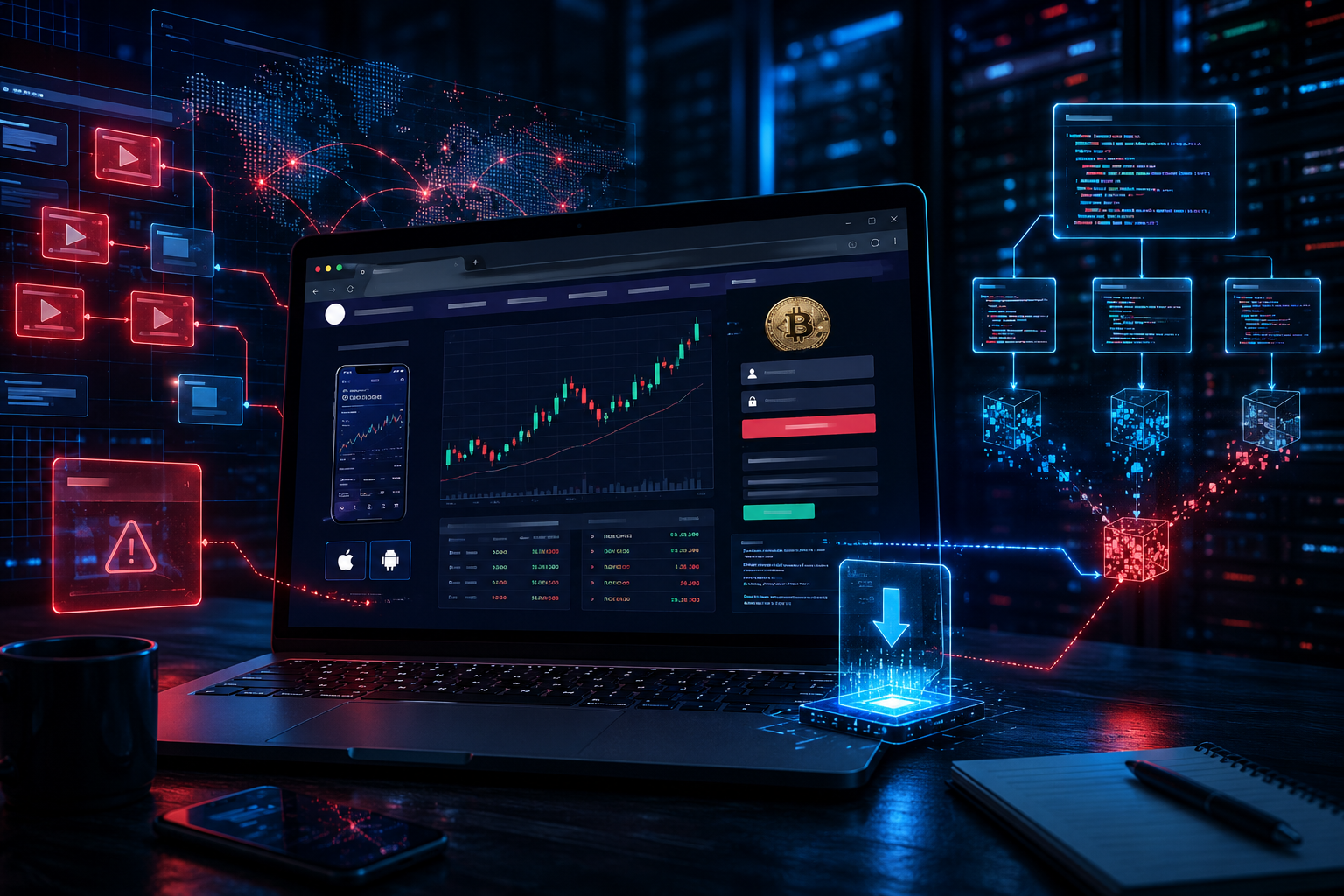 Clone + JavaScript Loader Malvertising Campaign Targets Cryptocurrency Investors